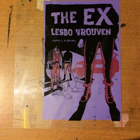 Lesbo Vrouven + The Ex Poster
