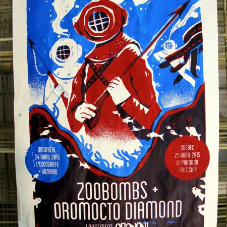 Poster Zoobombs + Oromocto Diamond