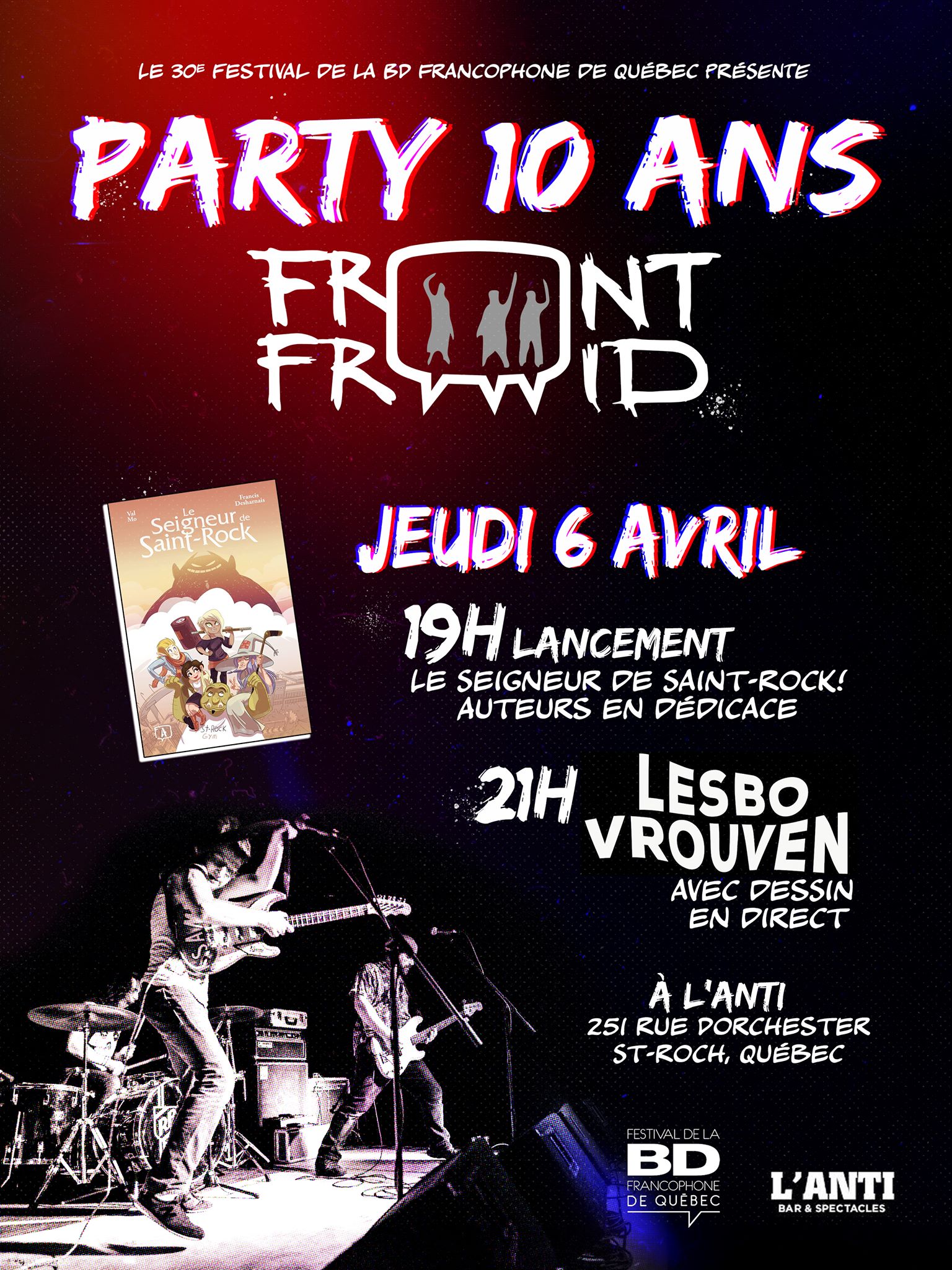 Party 10 ans Front Froid + Lesbo Vrouven